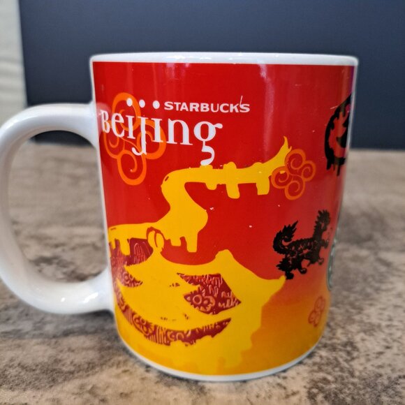 Starbucks Other - Starbucks Beijing China Great Wall Temple Dragon Cup Mug 20oz
